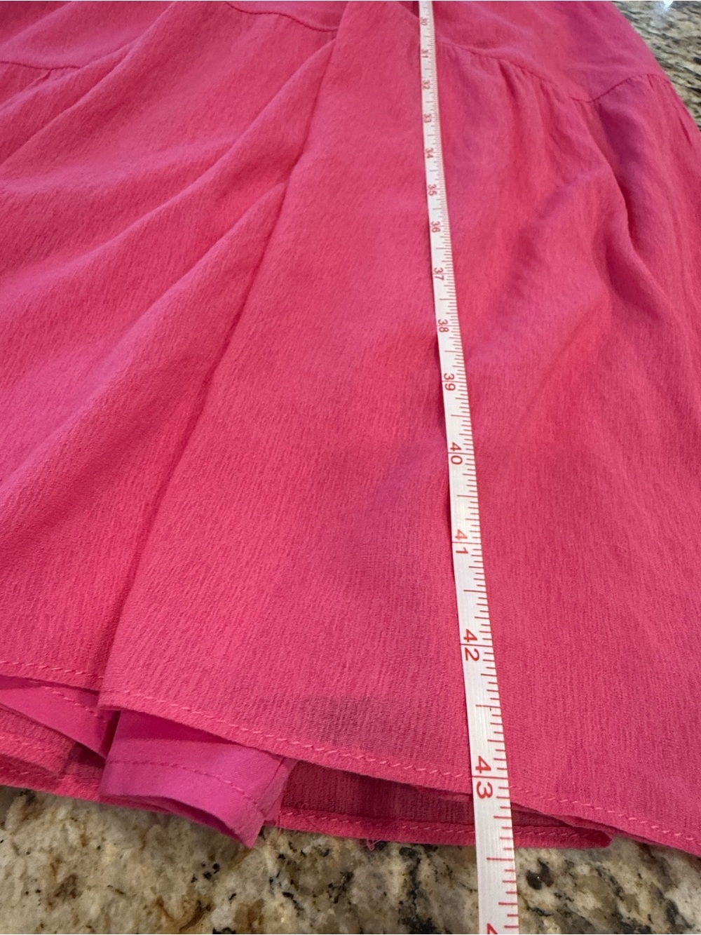 Jodifl pink ruffled tiered midi dress short sleeves SZ LG - Picture 12 of 15
